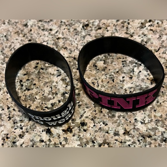 REAL MEN WEAR PINK WRISTBAND (OS) - Picture 1 of 9